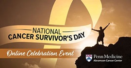 National Cancer Survivors Day Online Celebration 2020 logo